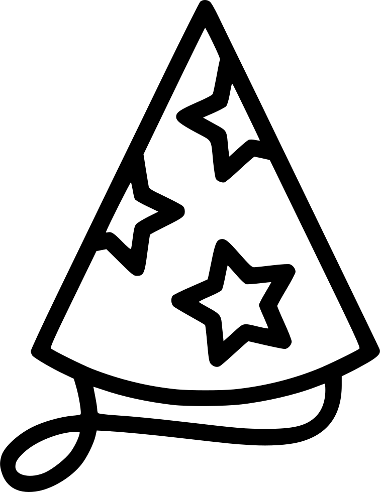 Party Hat Comments - Party Icon Vector Png (756x980)