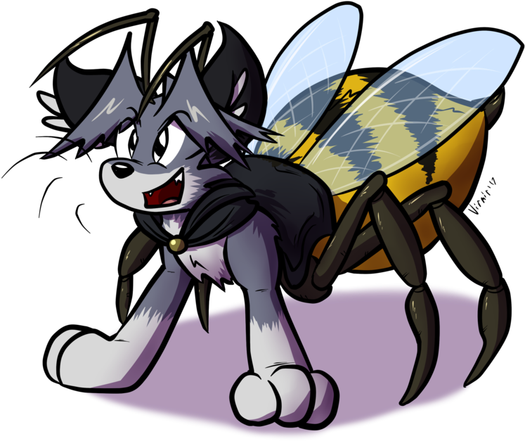 Foxbug By Virmir - Cartoon (900x771)