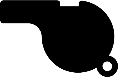 Silver Whistle Vector - Whistle Logo (400x400)