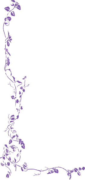 Floral Border Clip Art (282x596)