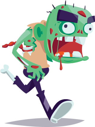 Bots As A Zombie Horde - Application Software (500x440)