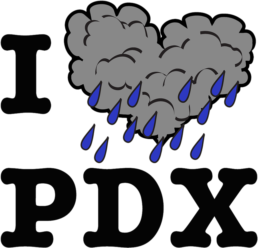 I Heart Pdx Raincloud - I Heart Pdx Raincloud (1000x1000)