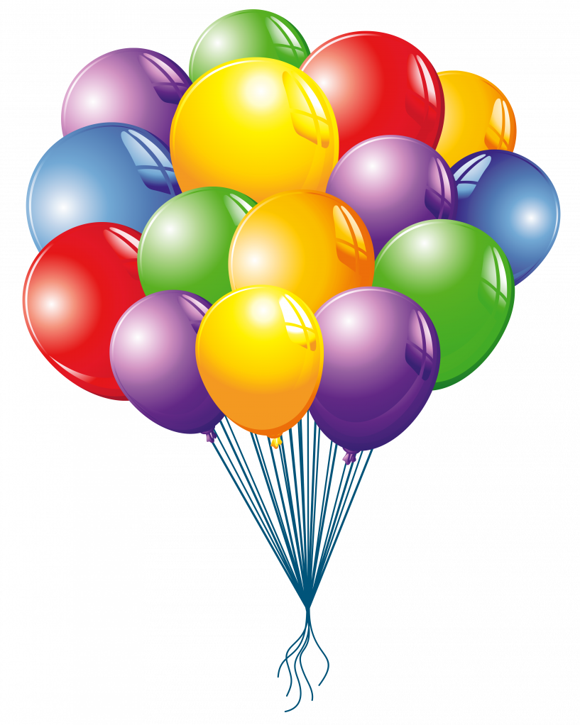 Balloons Clipart (817x1022)