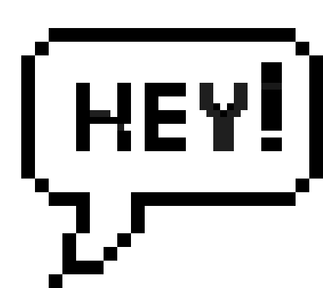 Ok Pixel Speech Bubble - Twitter Speech Bubble Header (500x440)