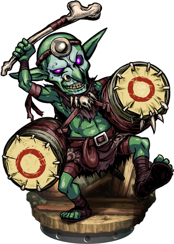 Goblin Drummer Ii - Cartoon (358x503)