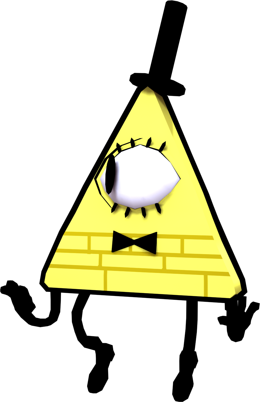 Bill Cipher 3d Model By Luigimariogmod Bill Cipher - Bill Cipher Vs Dr Strange (904x1395)