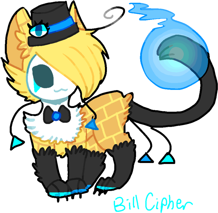 Bill Cipher Tranceling Custom By Celexte - Bill Cipher Dog (942x848)