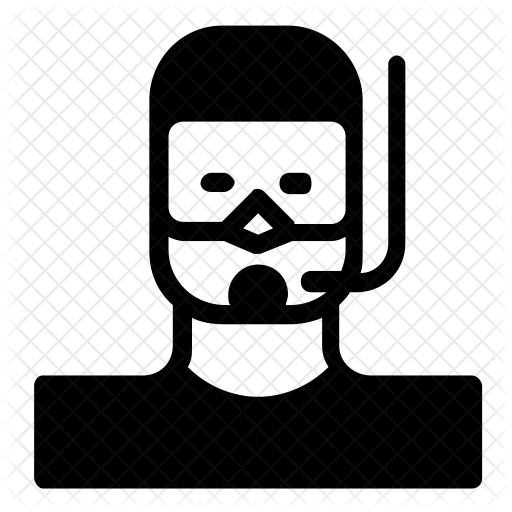 Snorkeling Icon - Man (512x512)