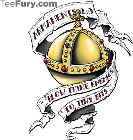 The Holy Hand Grenade - Teefury (571x504)