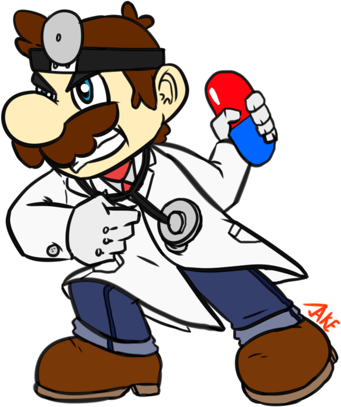 Mario By Redpandacrew - Dr. Mario (888x900)