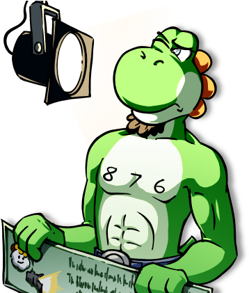 Shroom2018 Yoshi876 - Cartoon (400x420)