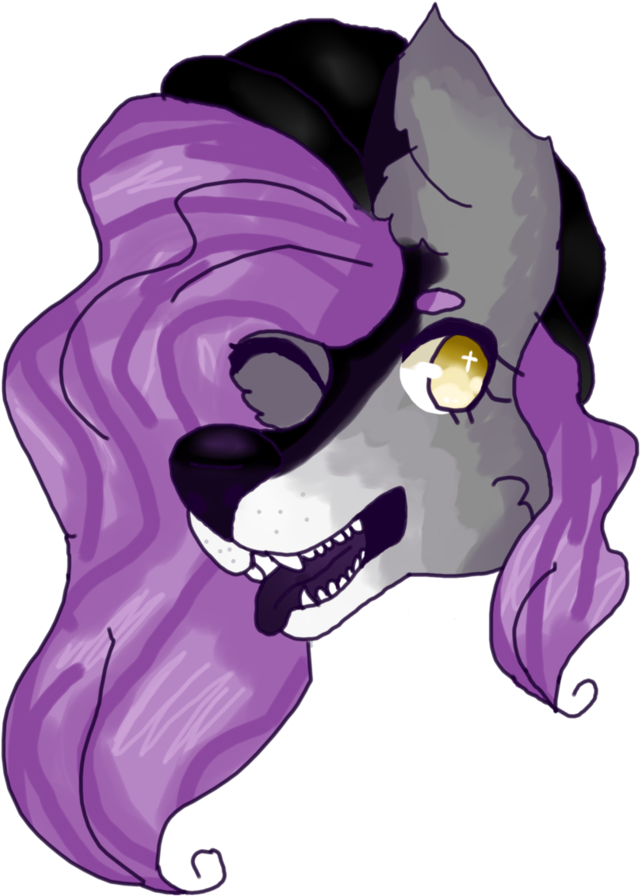 Orchid Headshoot - Cartoon (812x983)