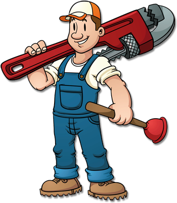 Previous Next - Plumbing Cartoon (366x474)