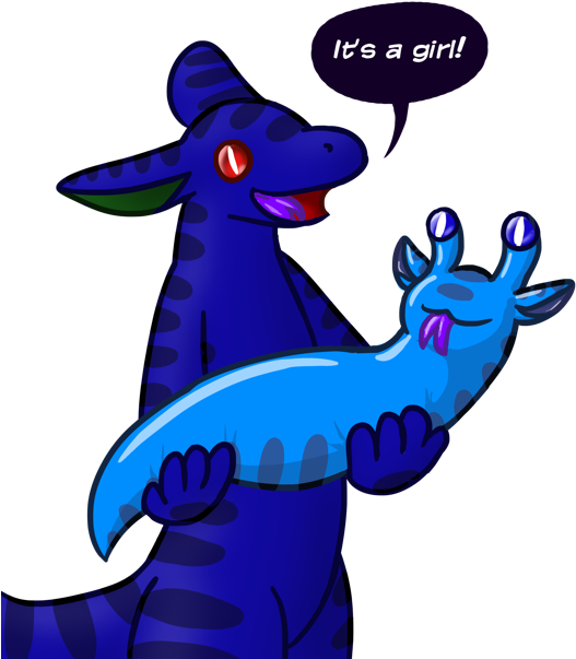 It's A Girl - Cartoon (554x638)