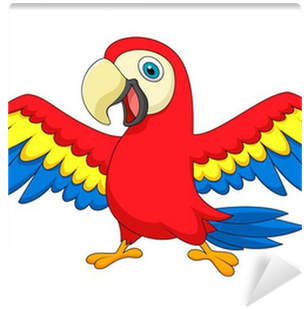Cute Parrot Cartoon (400x400)