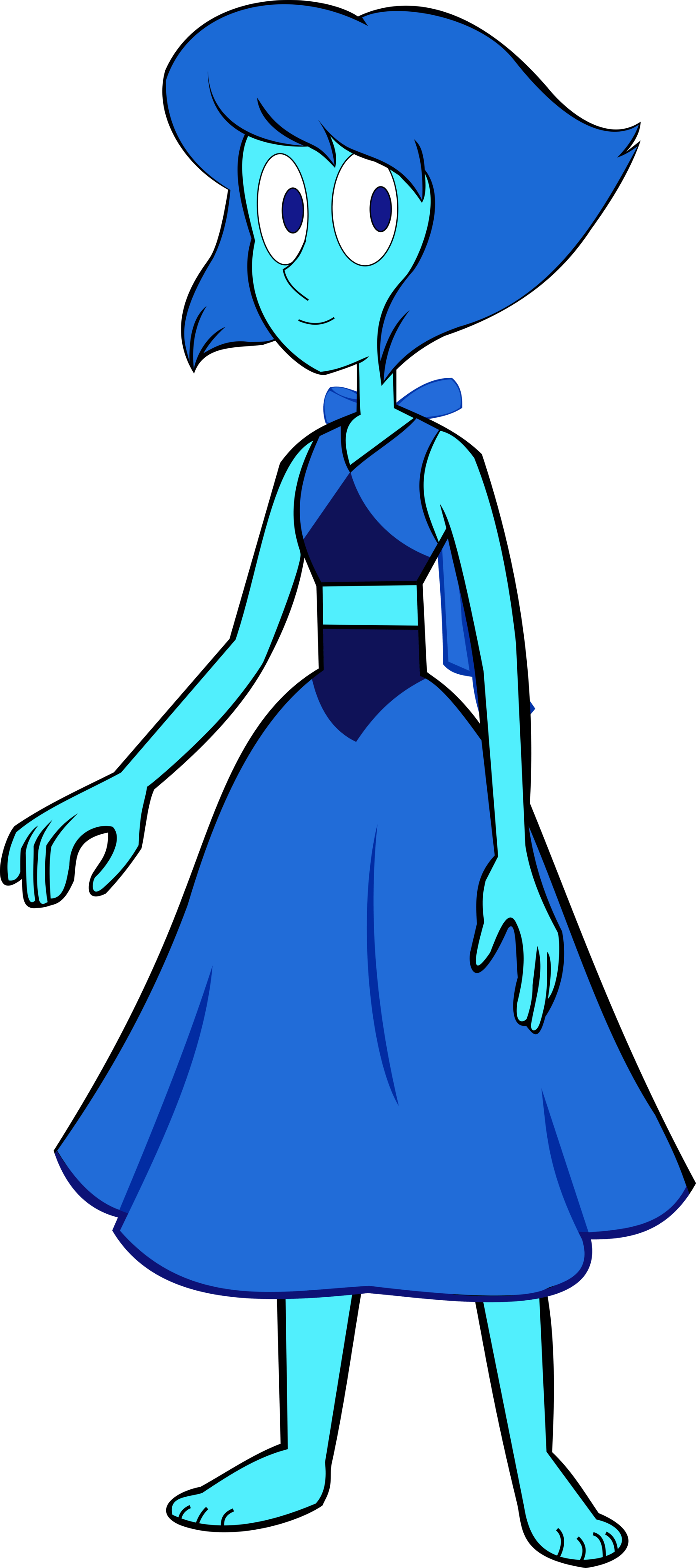Steven Universe Lapis Lazuli Vector (1600x3607)