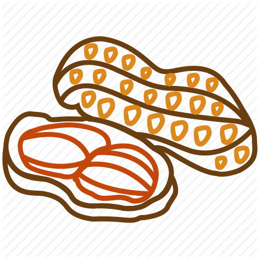Peanut Clipart Dry Fruit - Fruit (512x512)