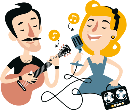 Make Your Tunes - Cartoon (500x417)