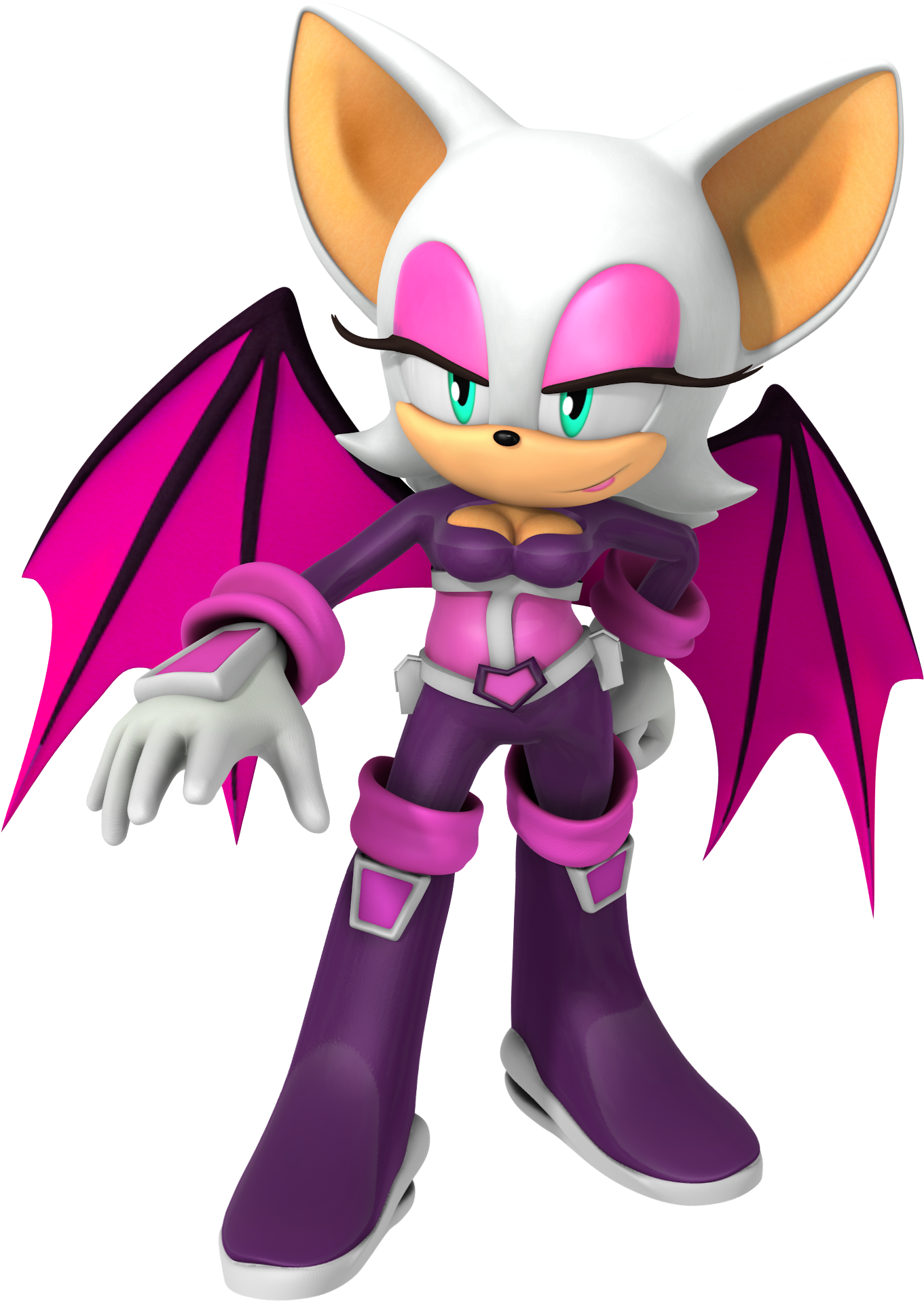 1mib, - Rouge The Bat (2000x2000)