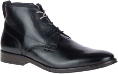 Conner Ploy, Black Leather, Dynamic - Hush Puppies Conner Ploy, Men, Size: 8.5 W, Black Leather (400x251)