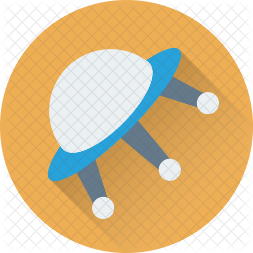 Ufo Icon - Unidentified Flying Object (512x512)