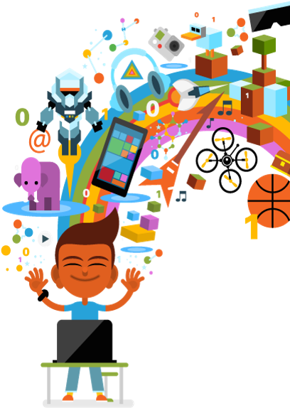 Microsoft Creative Coding Through Games And Apps - Cartoon (802x613)