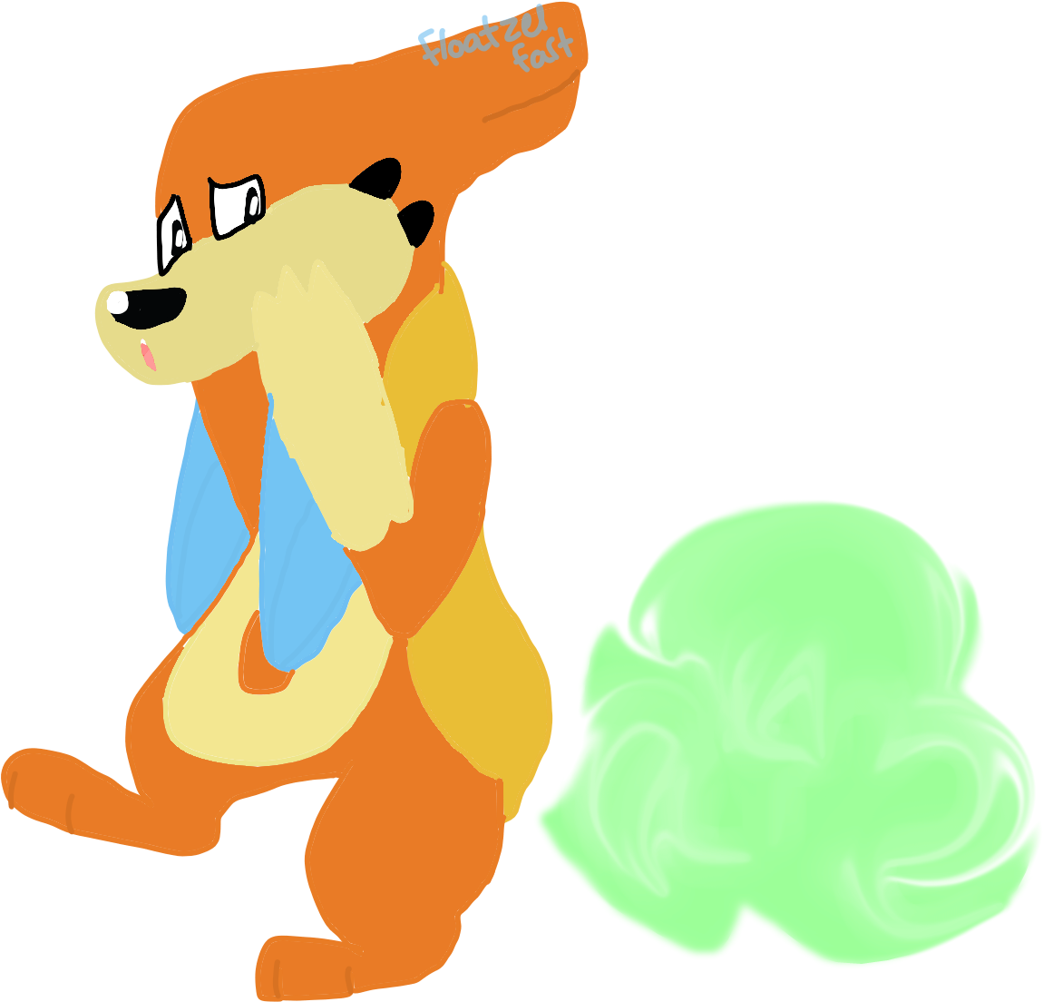 Floatzel Fart - Cartoon (1177x1138)