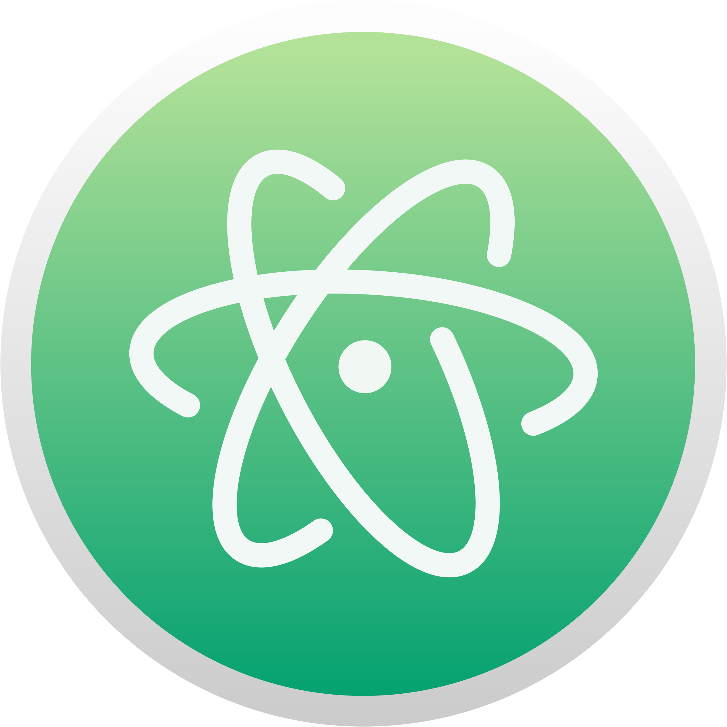 Atom Logo - Atom Io Sticker (2400x2400)