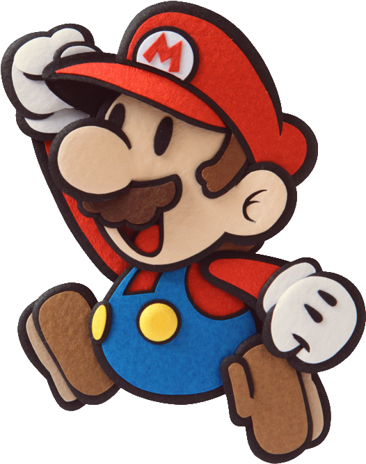 Paper Mario - Paper Mario (532x675)