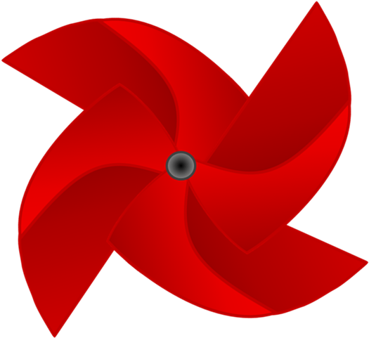 Pinwheel Shape - Bfdi Pinwheel (567x515)