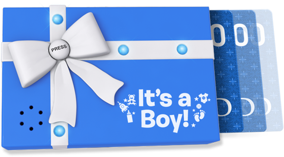 It's A Boy - Gift Card (620x400)