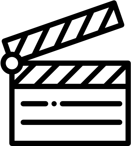 Clapperboard Free Icon - Clapperboard (512x512)