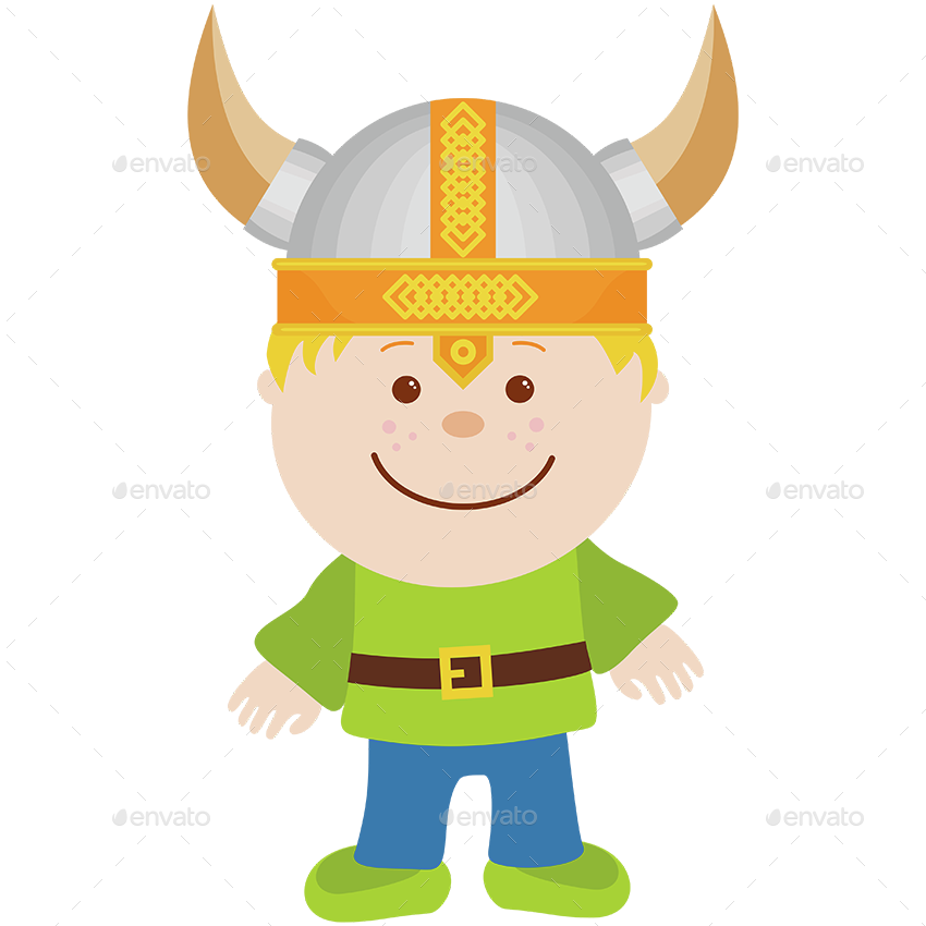 Viking Illustrations - Napkin (850x850)