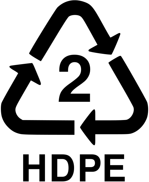 491px Resin Identification Code 2 Hdpe - Resin Identification Code 7 (491x599)