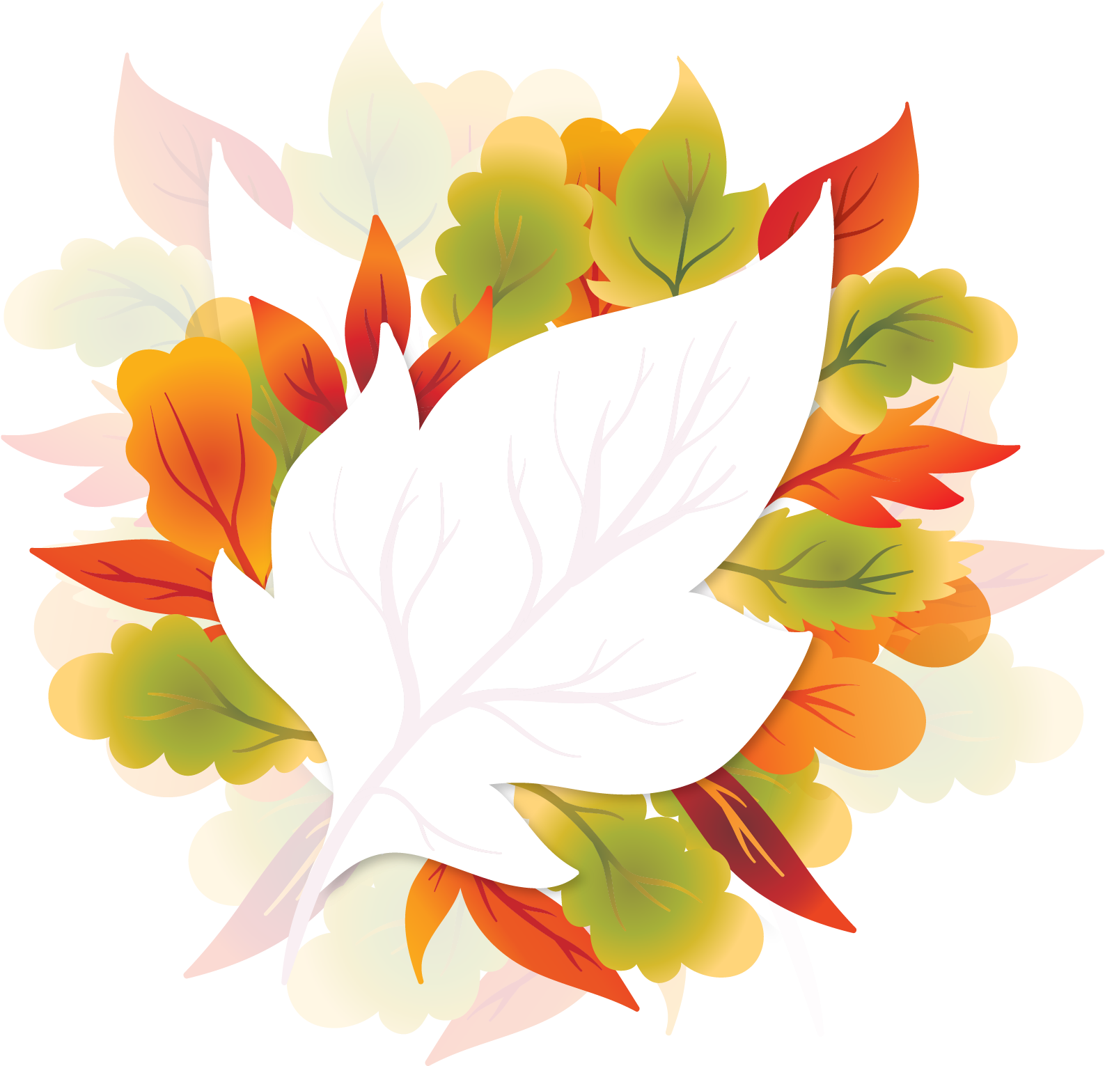 Floral Design Maple Leaf Autumn - Vector Graphics (1667x1667)