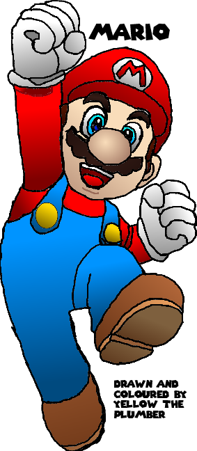 Mario Drawing By Nanabusia63 - Drawing (283x648)
