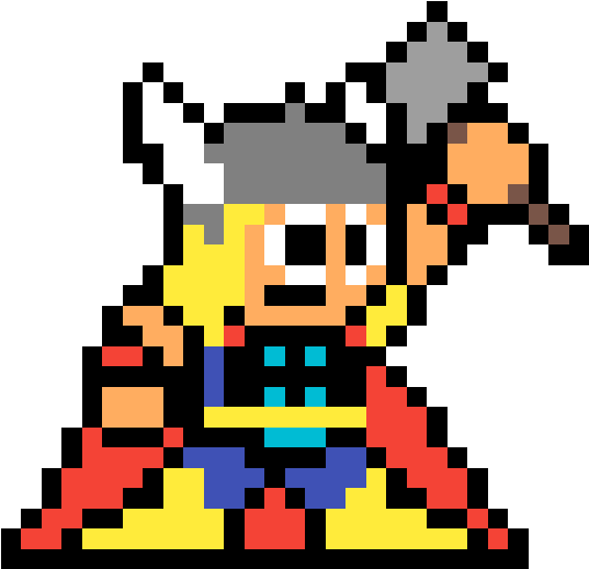 Perler Bead Pattern Thor (592x592)