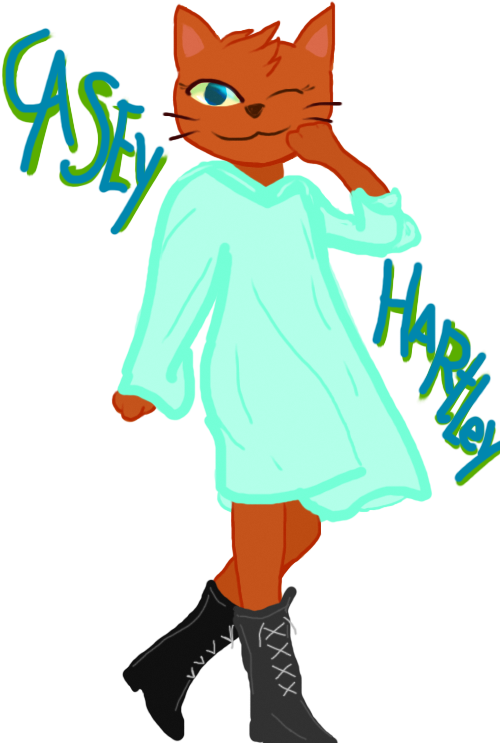 Mae Borowski - Cartoon (500x750)