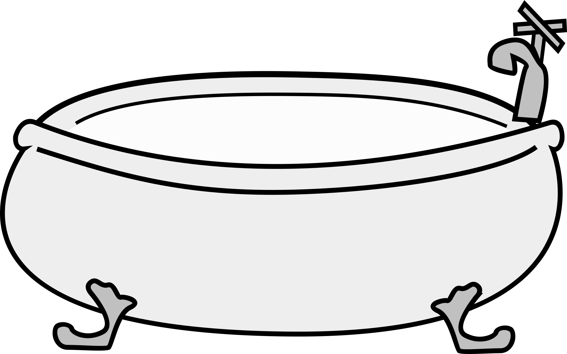 Bathtub Clip Art (2400x1499)