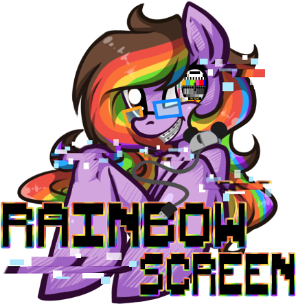 ~dat Rainbow Screen Id~ By Rainbowscreen - Cartoon (500x500)