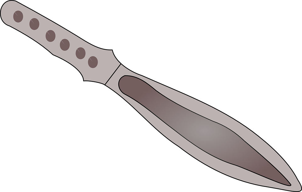 Knife Clipart Weapon - Knife (960x611)
