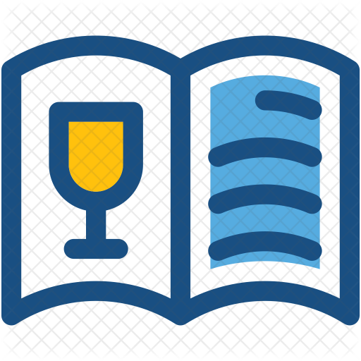 Wine Menu Icon - Emblem (512x512)