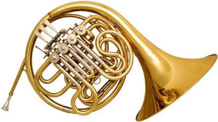 No Hate - - Shiny Brass French Horn Shiny Brass French Horn Pillow (500x365)