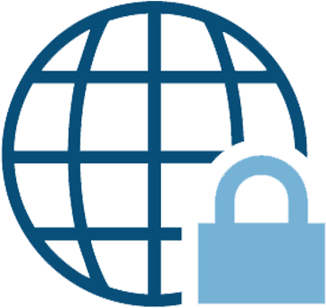 Cybersecurity - Globe Icon (376x376)