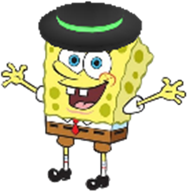 Top Hat Spongebob - Spongebob Characteristics (420x420)