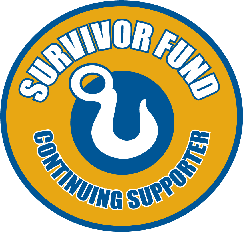 Survivor Fund Continuing Supporter Emblem - Emblem (898x842)