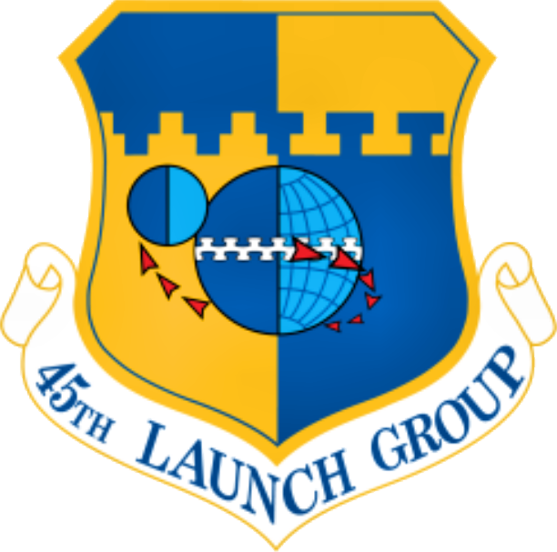 45th Launch Group - 45th Space Wing Logo (612x607)