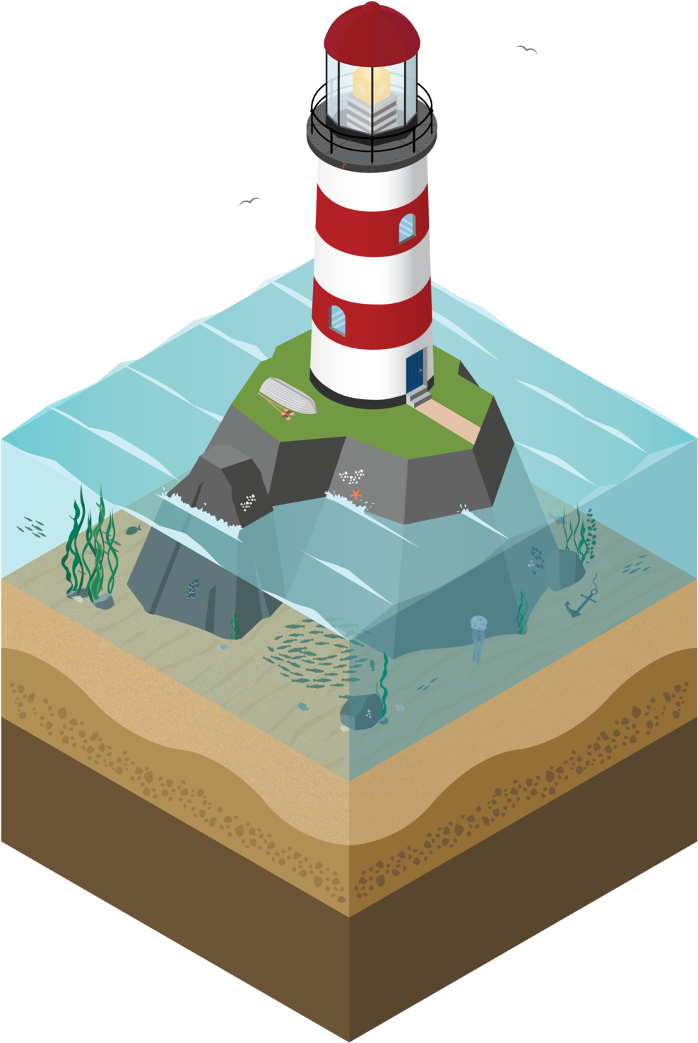 Transparent Bg - Lighthouse (1000x1499)