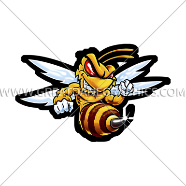 Fighting Hornet - Cartoon (385x385)