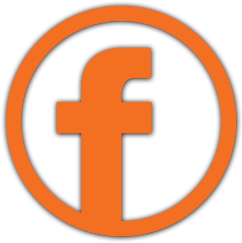 Facebook Icon Dark Orange (800x800)